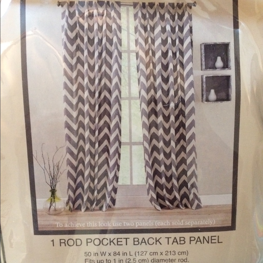 Chevron Linen Curtains